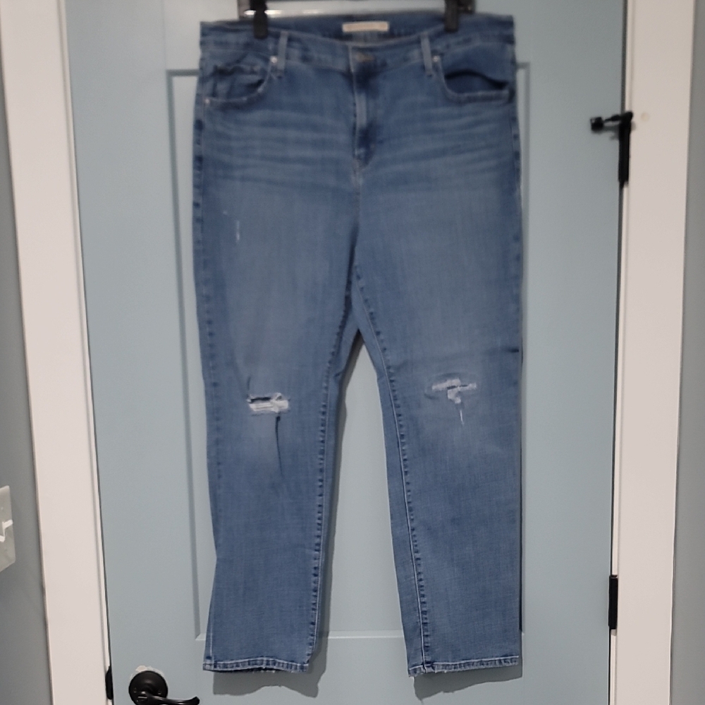 Levi's Classic Blue Straight Leg Jeans